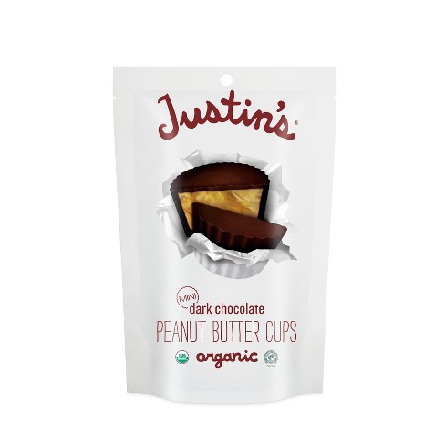 Justin's Dark Chocolate Peanut Butter Cups - 4.7oz : Target