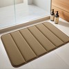Unique Bargains 2Pcs Non Slip Absorbent Thick Soft Quick Dry Bathroom Bath Rugs - 2 of 4