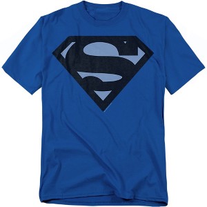 Men's Superman Blue Shield T-Shirt - 1 of 4