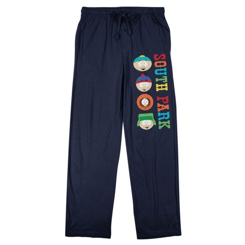 South Park Four Boys Men s Navy Sleep Pajama Pants 3XL