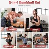 FEIERDUN Adjustable Dumbbells, 48/68/88lbs Free Weight Set with 4 Modes, Used as Barbell, Kettlebells, Push up Stand, Fitness Exercises for Home Gym - 2 of 4