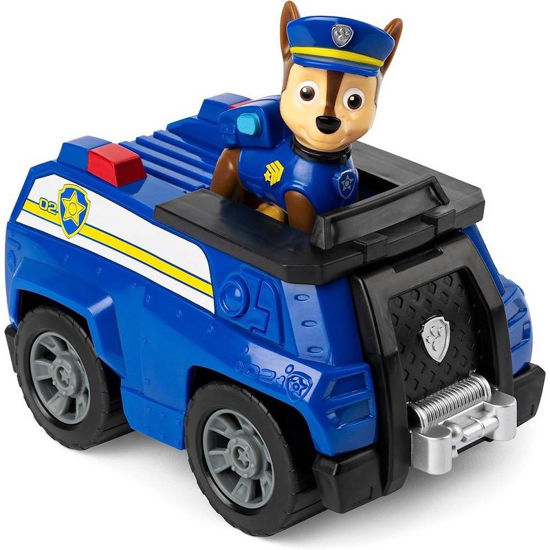Paw Patrol, Chase’s Patrol Cruiser Vehicle with Collectible Figure, for Kids Aged 3 and Up, 3 of 4
