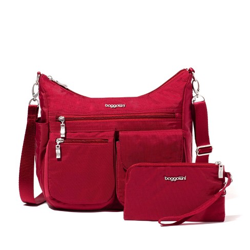 Baggallini Women s Modern Everywhere Hobo Crossbody Bag with Wristlet
