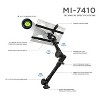 Mount-It! Full Motion & Lockable Joints Car Laptop Mount | No-Drill Laptop Vehicle Mount For Truck & Van | Adjustable Height Fits 12-15.4 in. Screens - 4 of 4