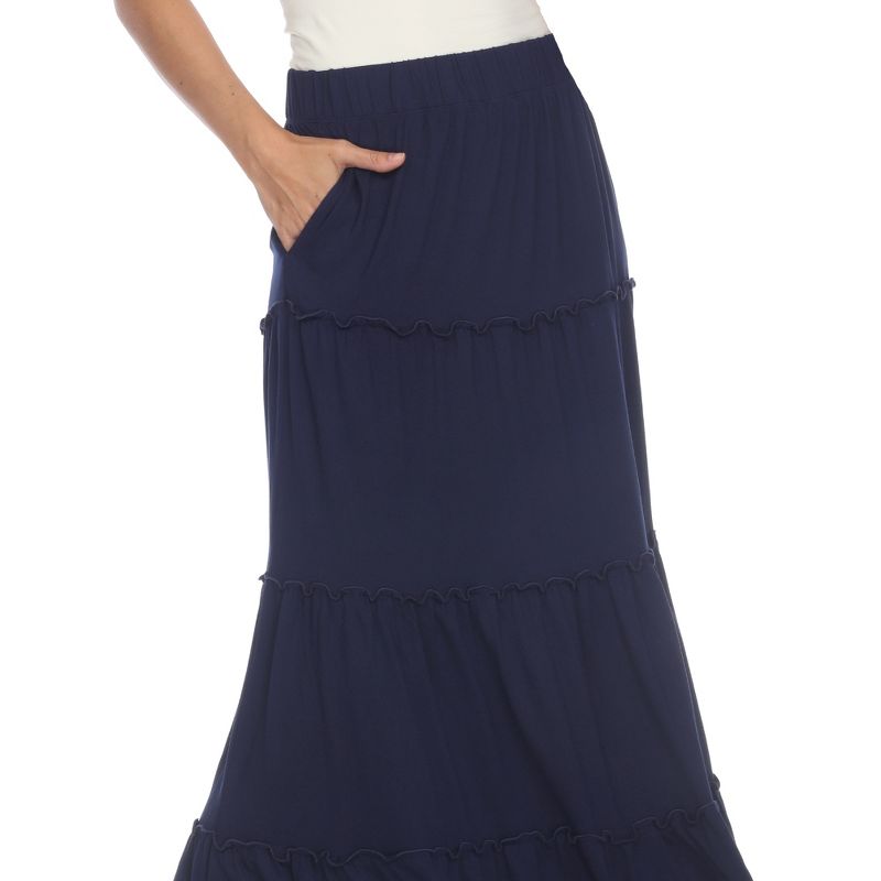 Whitemark Tiered Maxi Skirt, 5 of 6