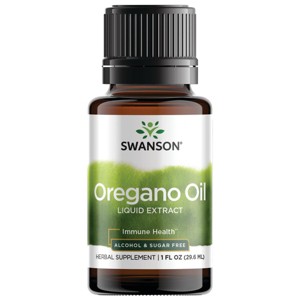 Swanson Herbal Supplements Oregano Oil Liquid Extract 13 mg 1 fl oz Liquid. - 1 of 3