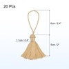 Unique Bargains Cotton Mini Hanging Loop DIY Functional Bookmark Tassels 20 Pcs - 2 of 4