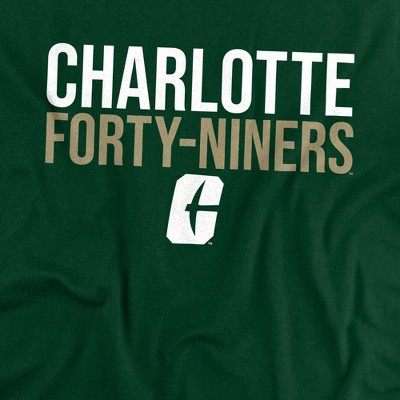Men's University of North Carolina at Charlotte Official Stacked T-Shirt Stacked