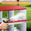Chicken Nesting Box, Easy Egg Collection Large Vented Holes Chicken Coop Equipment with Vented Holes, Heavy Duty Chicken Nesting Boxes for Hens,Ducks - 4 of 4