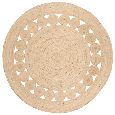 Noemi Solid Woven Round Rug Safavieh, Round Rugs At Target