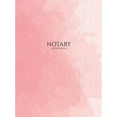 Notary Journal - by  Notes for Work (Hardcover)