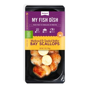 Bristol Seafood My Fish Dish Blackened & Smoked Butter Bay Scallops - 7oz - 1 of 3