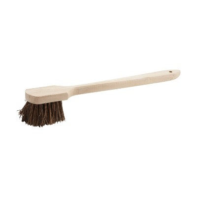 Winco Pizza Oven Wire Brush With Brass Bristles And Metal Scraper - 10-1/4  : Target