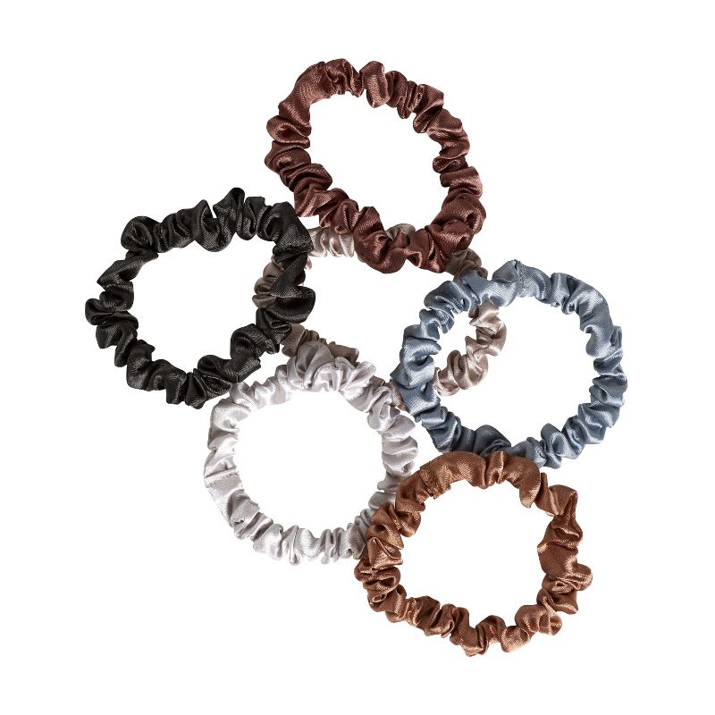 Planet Goody Thin Hair Scrunchies - 6ct, 5 of 8