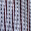 TAG Set of 2 Weekend Dahlia Bright Red Flowers on Blue Background with Blue Stripe Cotton   Kitchen Dishtowels 26L x 18W in. - 3 of 3