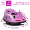 Garvee 12V Bumper Car for Toddlers with Remote Control 360 Degree Spin Lights and Sounds Electric Kids Ride-On Vehicle - 4 of 4