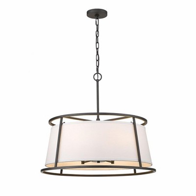 Z-Lite Lenyx 6 - Light Chandelier in  Iron Ore