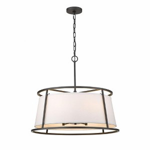 Z-Lite Lenyx 6 - Light Chandelier in  Iron Ore - 1 of 2