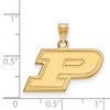 Black Bow Jewelry 14k Yellow Gold Purdue Boilermakers NCAA Small Pendant - 2 of 3