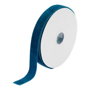 Unique Bargains Soft Single Face Spool Silky Velvet Ribbon for Gift Wrapping - 1 of 3