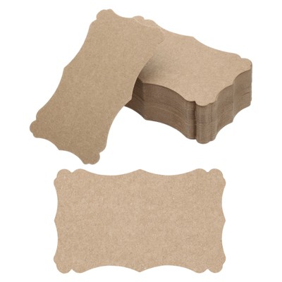 Unique Bargains Paper Mini DIY Gift Double-sided Blank Index Flash Cards 120 Pcs