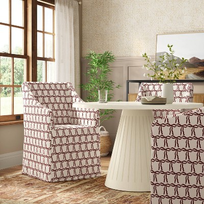 Sloped Arm Slipcovered Dining Chair - Threshold™