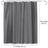 Americanflat 71x74 Solid Colors Shower Curtain - Water Resistant Shower Curtain - Polyester Fabric - 2 of 4
