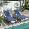PAGED Outdoor Lounge Chair Cushion,73 in x 24 in,Breathable and UV Resistant,Fade Resistant Patio Cushion,2PC - 2 of 4
