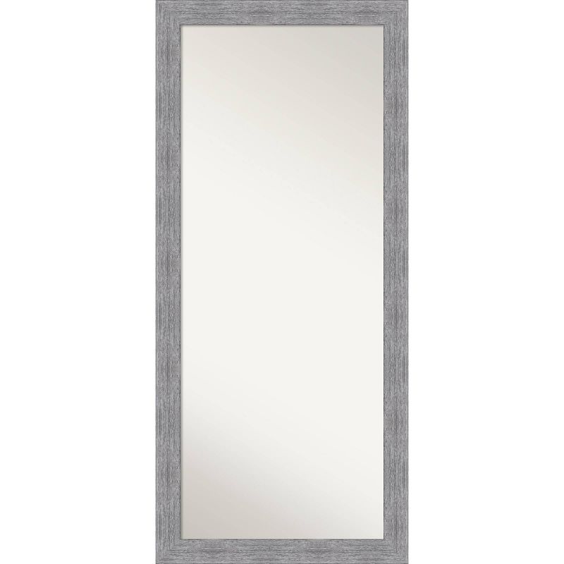 29&#34; x 65&#34; Bark Rustic Framed Full Length Floor/Leaner Mirror Gray - Amanti Art, 1 of 8