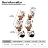 Wild Animal Dog Women Printed Crew Socks Funny Funky Socks Soft Polyester Novelty Gifts for Artists Men - 2 of 4