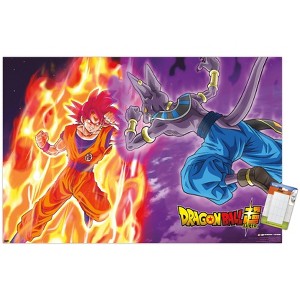 Trends International Dragon Ball: Super - Gods Battle Unframed Wall Poster Prints - 1 of 4