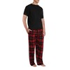 SLEEPHERO Men’s Pajama Set 2 Piece PJ with Crew Neck Short Sleeve Tee and Pants - 2 of 4