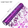 Unique Bargains Metallic Foil Thin Mesh Polyester Luxurious Table Runner - 2 of 3