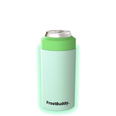 FrostBuddy Universal Buddy Insulated Can Cooler | Fits 12oz Cans, Slim Cans & Bottles | Stainless Steel Drink Holder