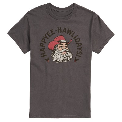 Men's - Instant Message - Happyee Hawlidays Short Sleeve Graphic T-Shirt