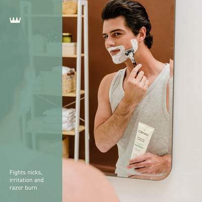 Cremo Silver Water and Birch Shave Cream - 6 fl oz: For Normal & Dry Skin, Face & Whole Body, 1-Pack