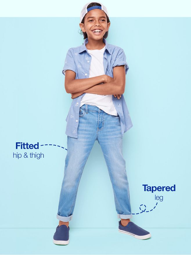 Super Soft Slim Fit Jeans - Light denim blue - Kids