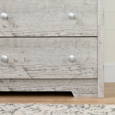 Coastal White 4-Drawer Nursery Dresser with Rope Handle