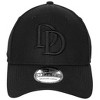 Adult Daredevil Logo Black on Black New Era 39Thirty Fitted Hat - 2 of 4