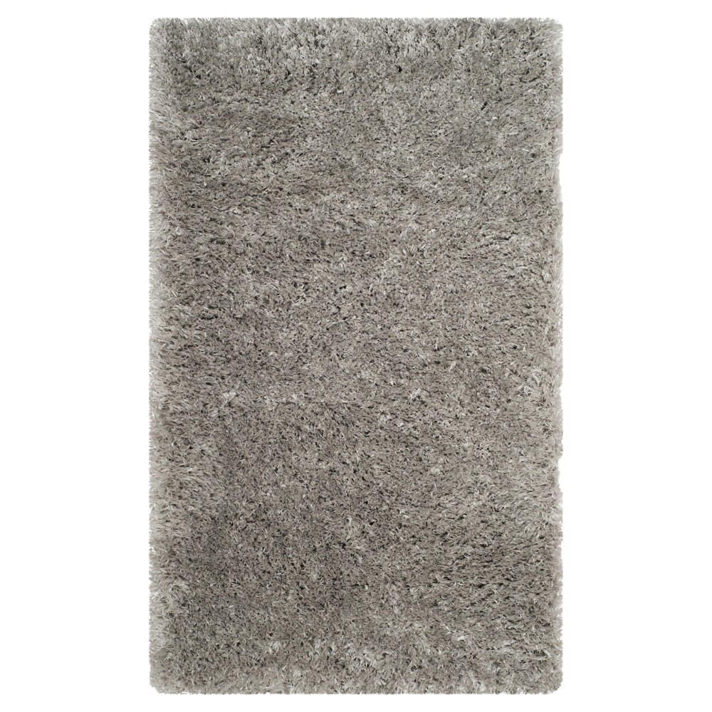 3'x5' Solid Loomed Accent Rug Silver - Safavieh