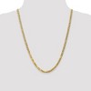 Black Bow Jewelry 4.75mm 10k Yellow Gold Flat Beveled Curb Chain Necklace - 2 of 4