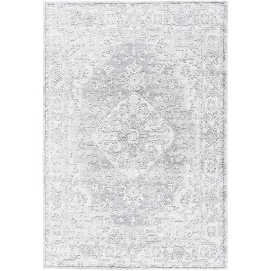 Luna LUN108 Power Loomed Indoor Area Rug - Grey/Ivory - 9'x12' - Safavieh - 1 of 4
