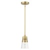 Livex Lighting Bennington 1 - Light Pendant in  Natural Brass - 4 of 4