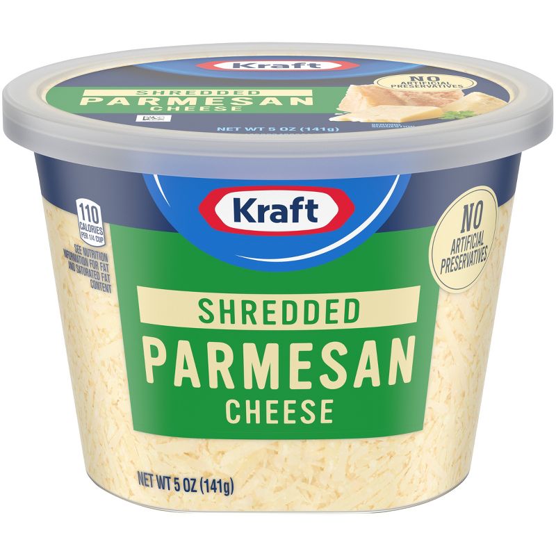 Kraft Shredded Parmesan Cheese - 5oz, 1 of 8