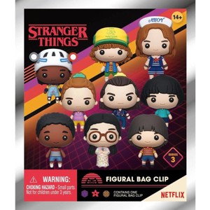 Monogram Stranger Things - Series 3 Characters 1pc 3D Figure Bag Clip Blind Bag - 1 of 4