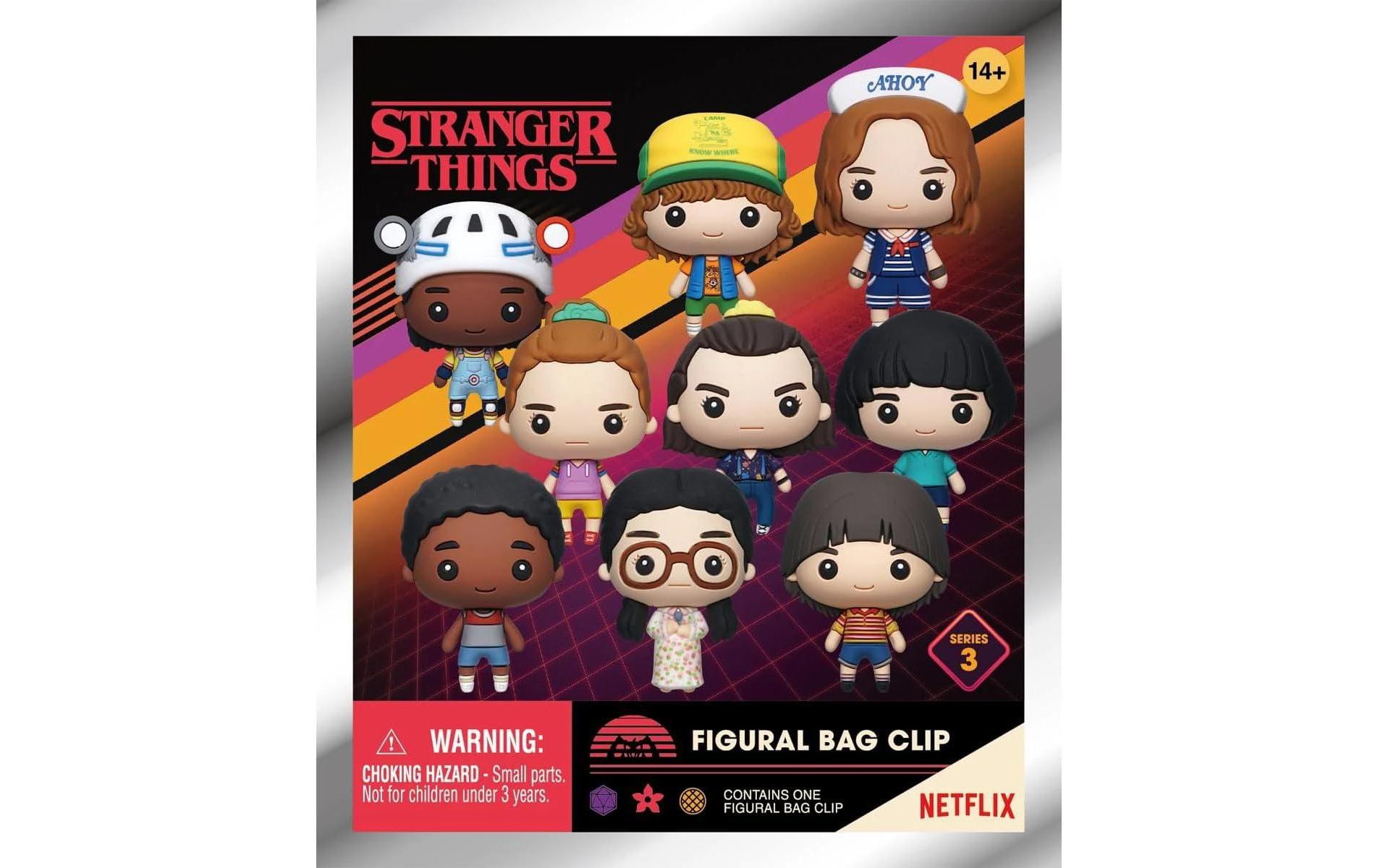 Monogram Stranger Things - Series 3 Characters 1pc 3D Figure Bag Clip Blind Bag