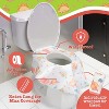 Potty Shields Toilet Seat Covers Disposable (12 pk, Dinosaurs)- XL Waterproof Toilet Cover for Toddlers, Kids & Adults-Portable & Individually Wrapped - 2 of 4