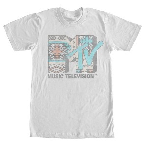 Men's MTV Tapestry Logo T-Shirt - 1 of 4