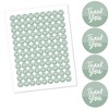 Big Dot of Happiness Sage Green Elegantly Simple - Guest Party Favors Round Candy Sticker Favors - Labels Fits Chocolate Candy (1 sheet of 108) - 2 of 4