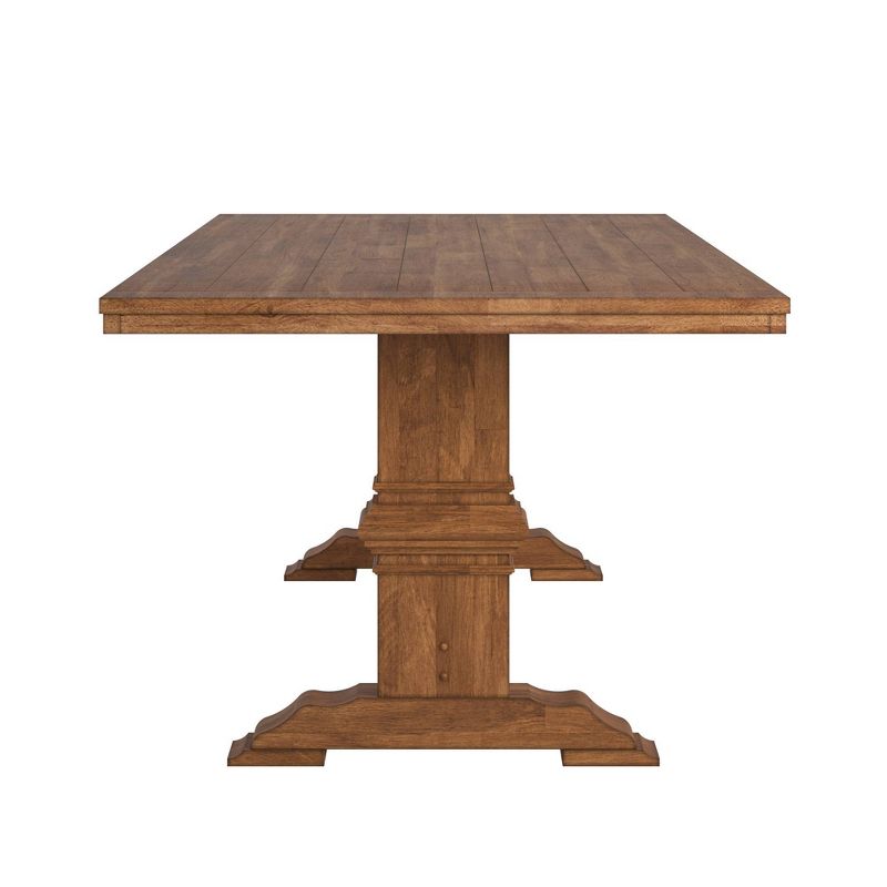Delaney Two Toned Rectangular Solid Wood Top Dining Table - Inspire Q, 4 of 6